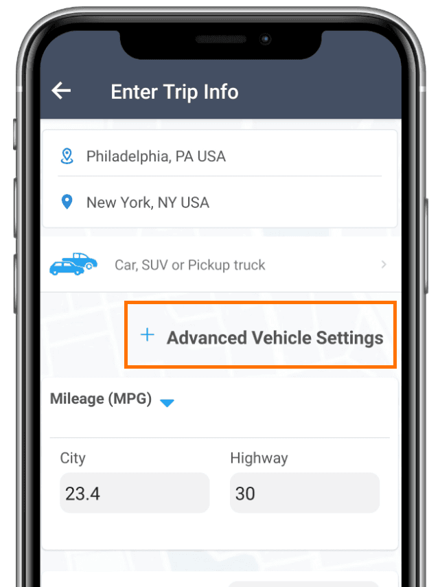 Add Vehicle form scrolled down to show Tunnel Category, Hazardous Goods, and the Save button